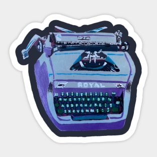 Typewriter Sticker